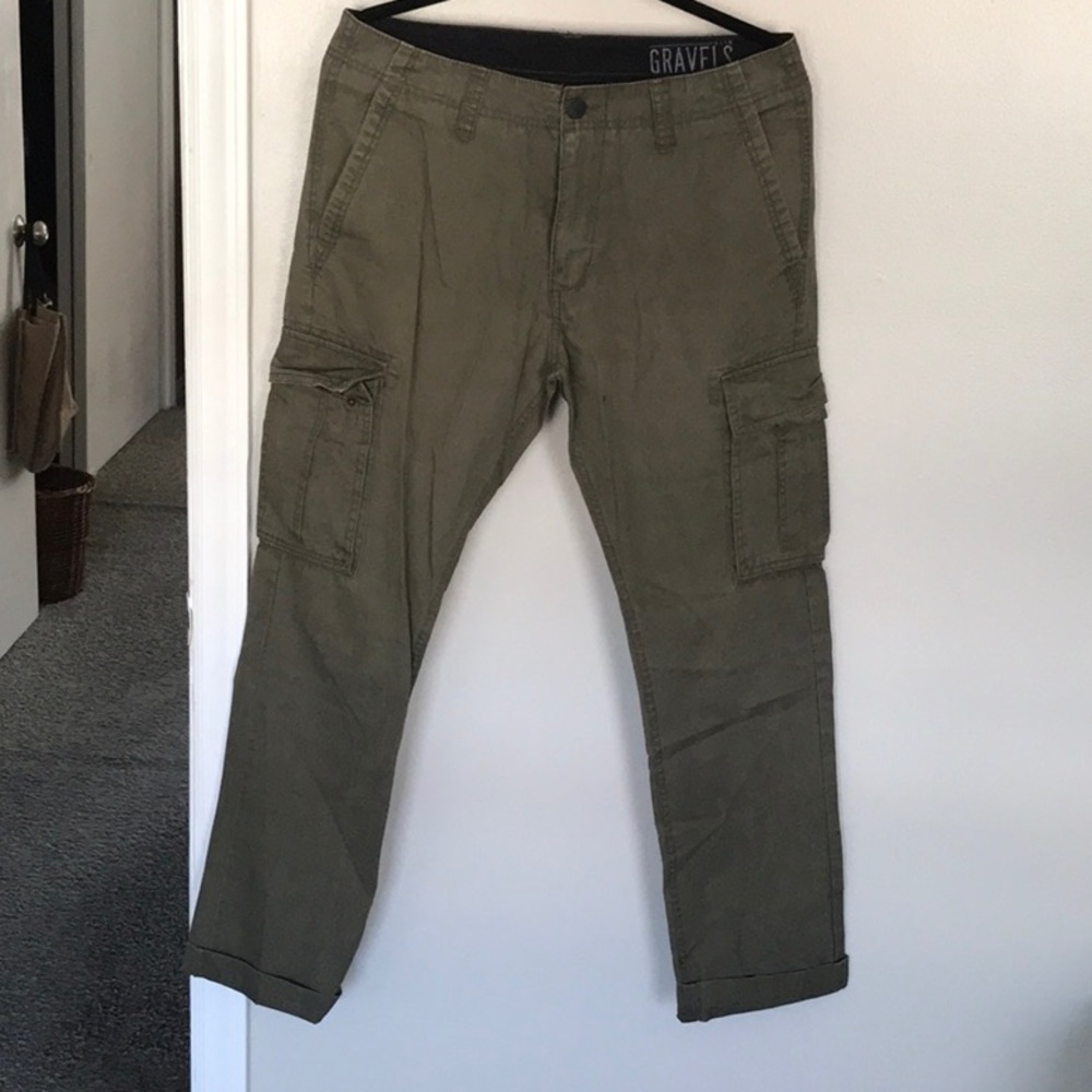 Gravel Women's Olive Cargo Pants
